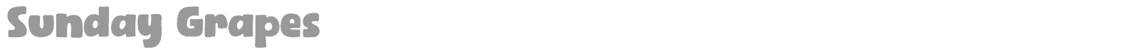 Sunday Grapes font preview